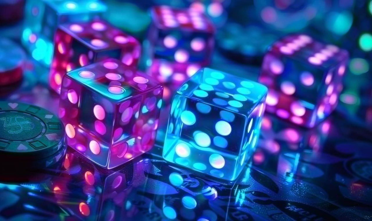 Casino Hold'em game table on mawaroto mobile app showing player cards, community cards, and betting options